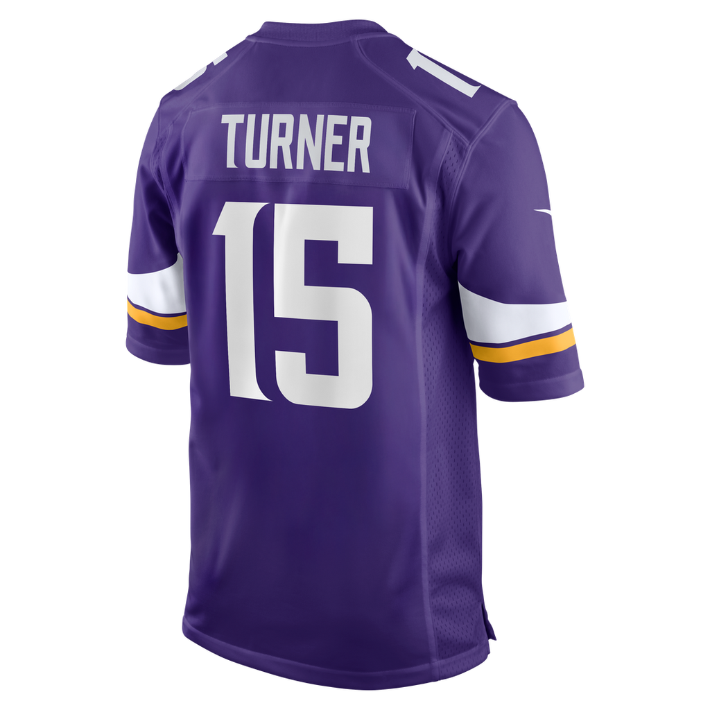 Dallas Turner Minnesota Vikings Game Jersey - Purple