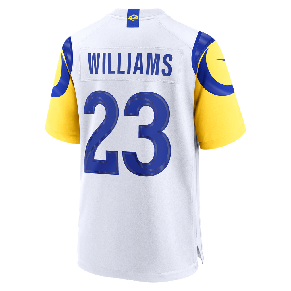 Kyren Williams Los Angeles Rams White Game Jersey - White