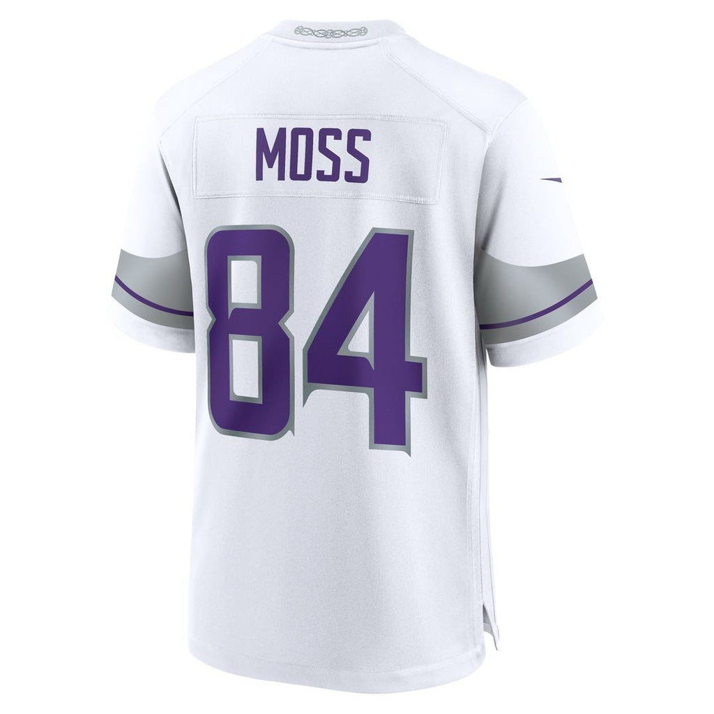 Randy Moss Minnesota Vikings Alternate Game Jersey - White