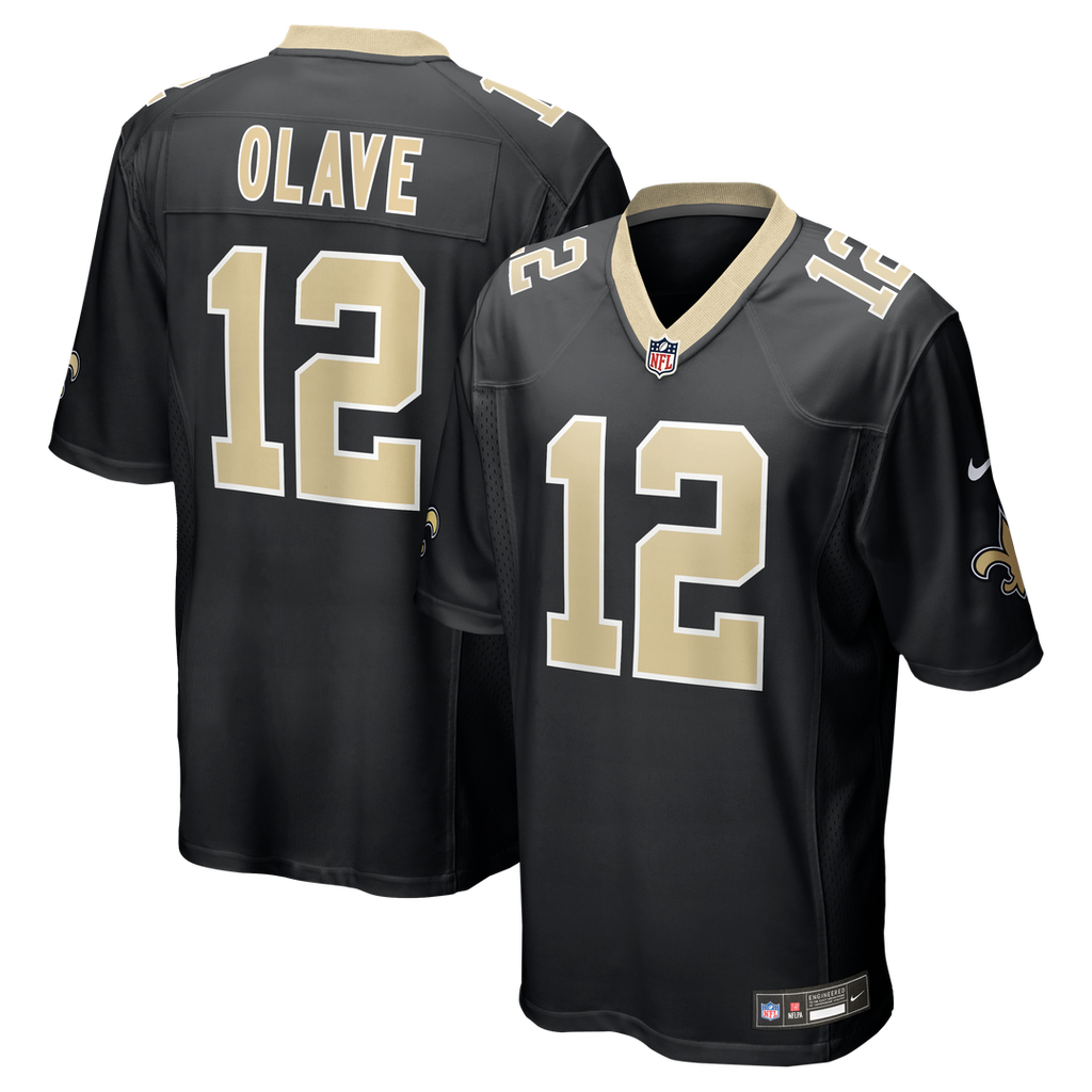Chris Olave New Orleans Saints Game Jersey - Black