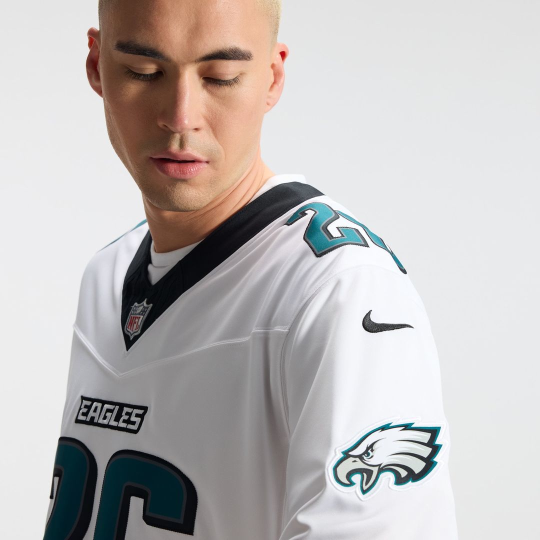 Saquon Barkley Philadelphia Eagles Vapor F.U.S.E. Stitched Limited Jersey - White
