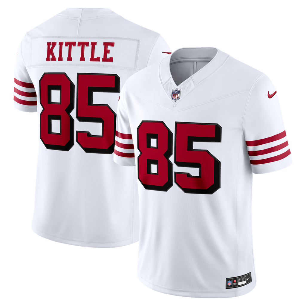 George Kittle San Francisco 49ers Alternate Vapor F.U.S.E. Stitched Limited Jersey - White