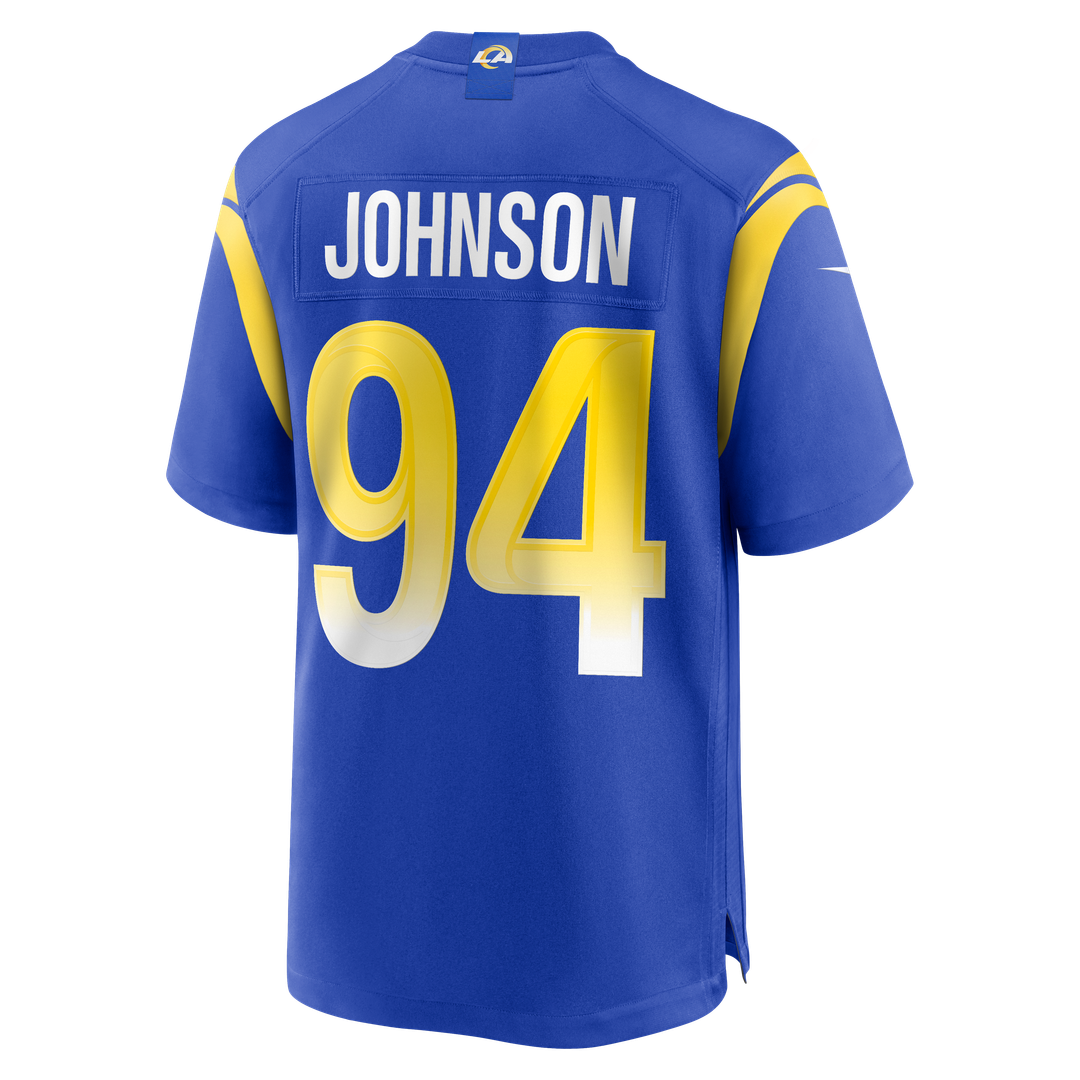 Desjuan Johnson Los Angeles Rams Home Game Jersey - Royal Blue