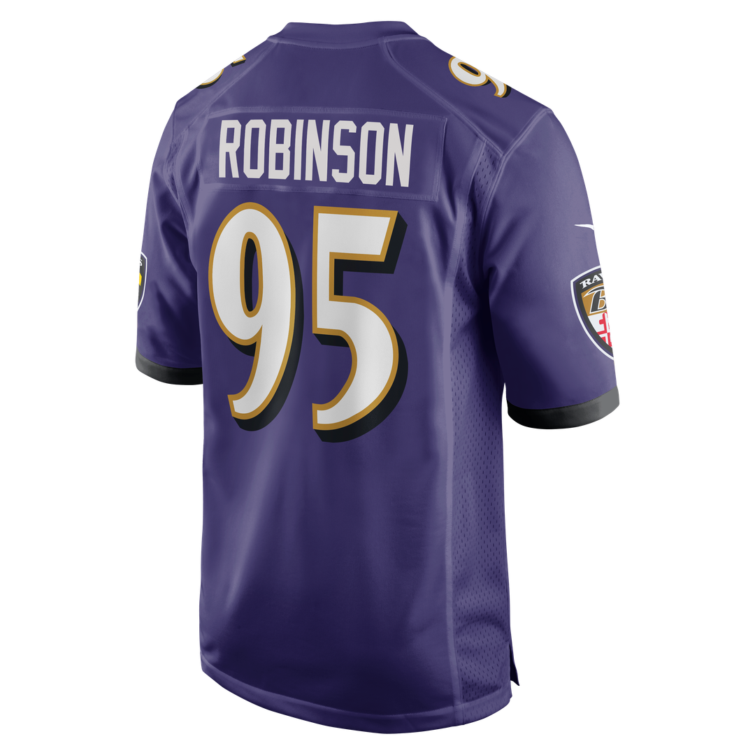 Tavius Robinson Baltimore Ravens Game Jersey - Purple