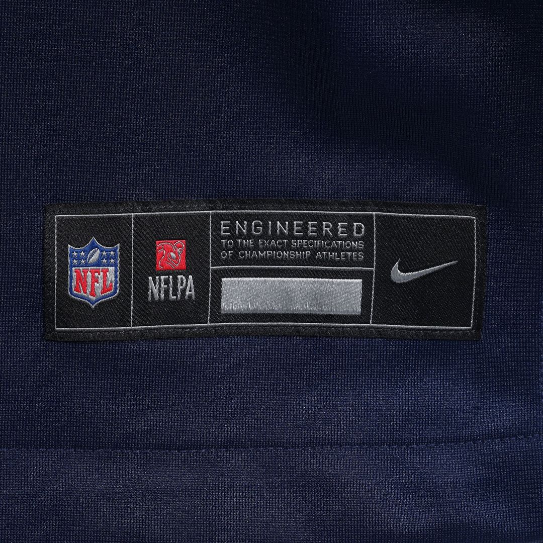 Drew Bledsoe New England Patriots Game Jersey - Navy