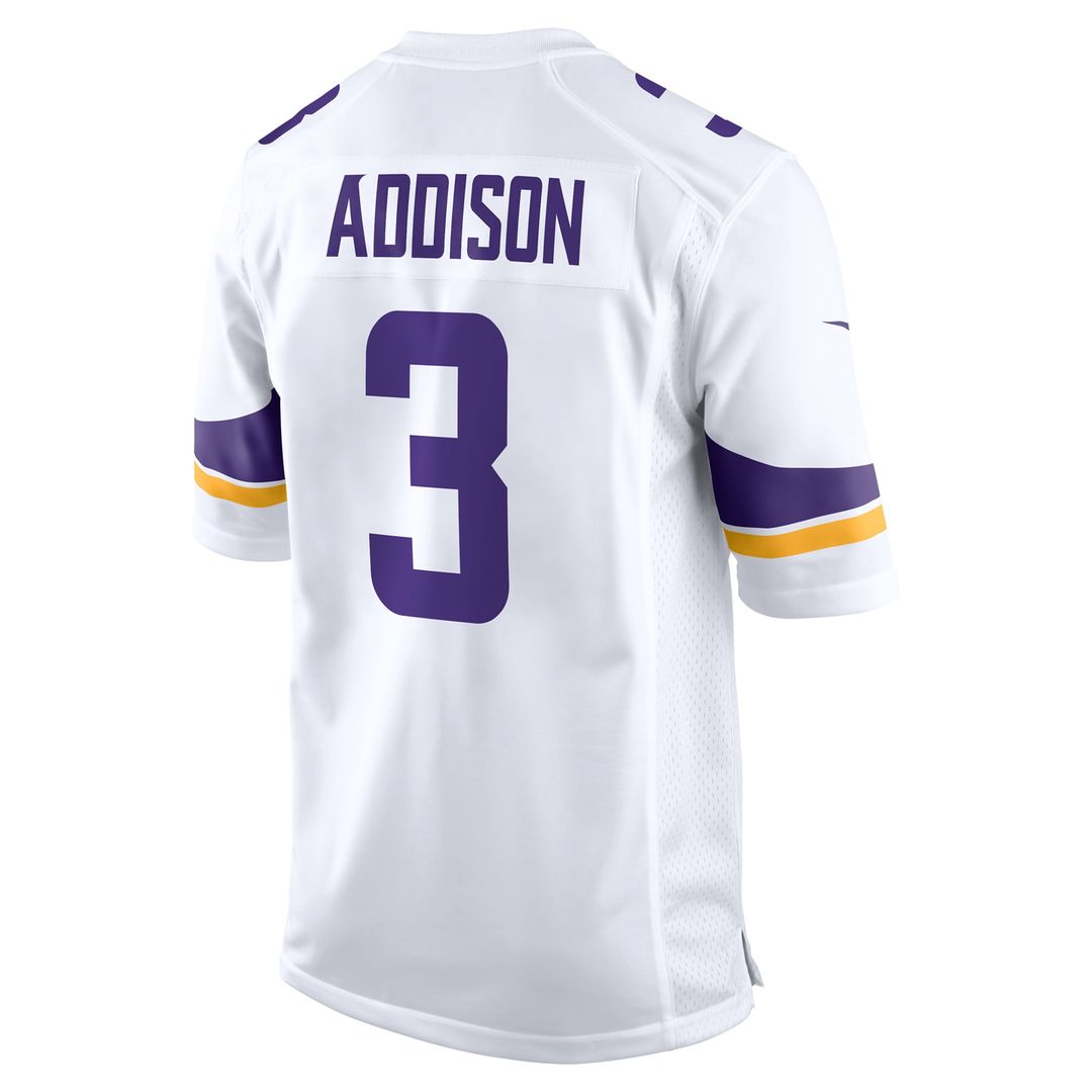 Jordan Addison Minnesota Vikings Alternate Game Jersey - Purple