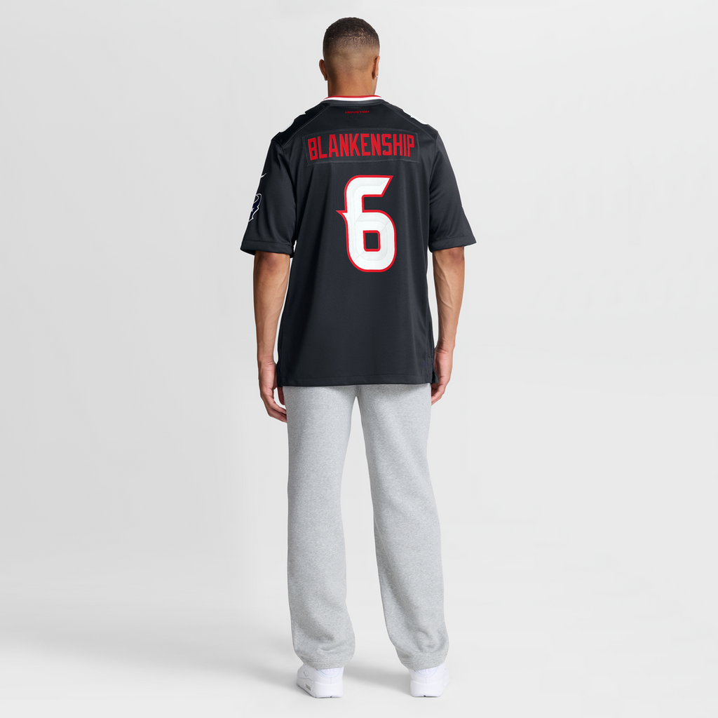 Reed Blankenship Houston Texans Game Jersey - Navy