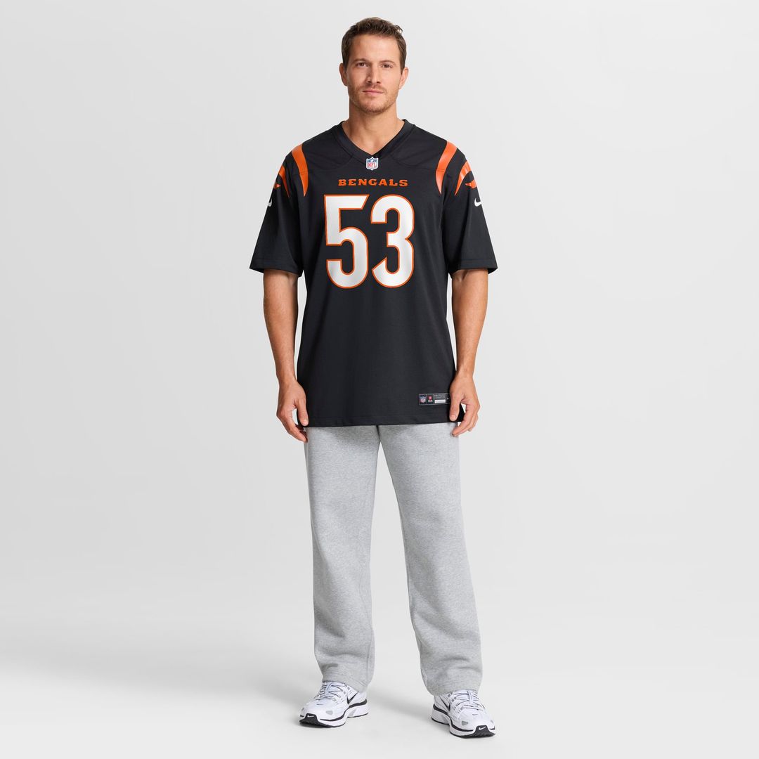 Boye Mafe Cincinnati Bengals Game Jersey - Black