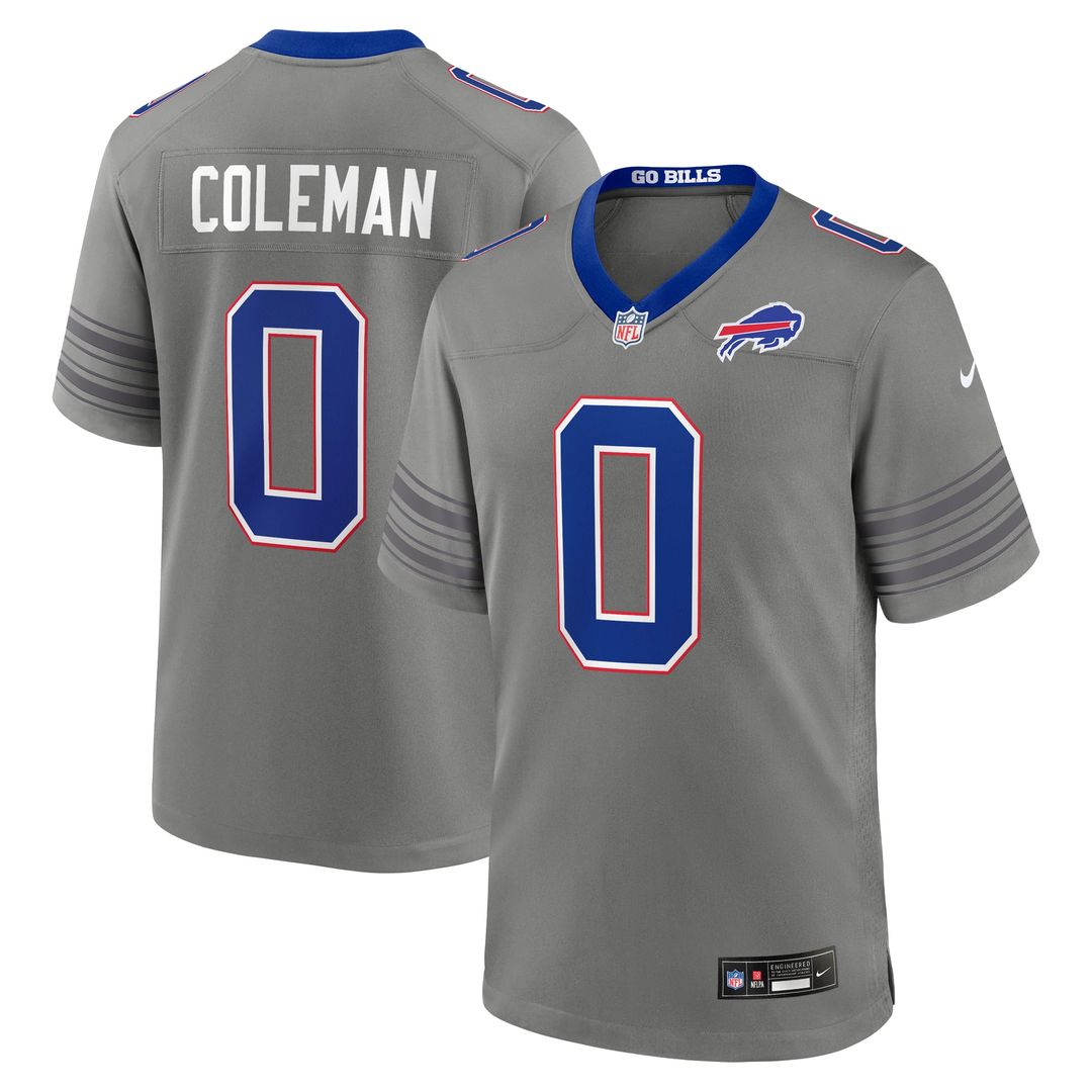 Keon Coleman Buffalo Bills Nickel City Game Jersey - Gray