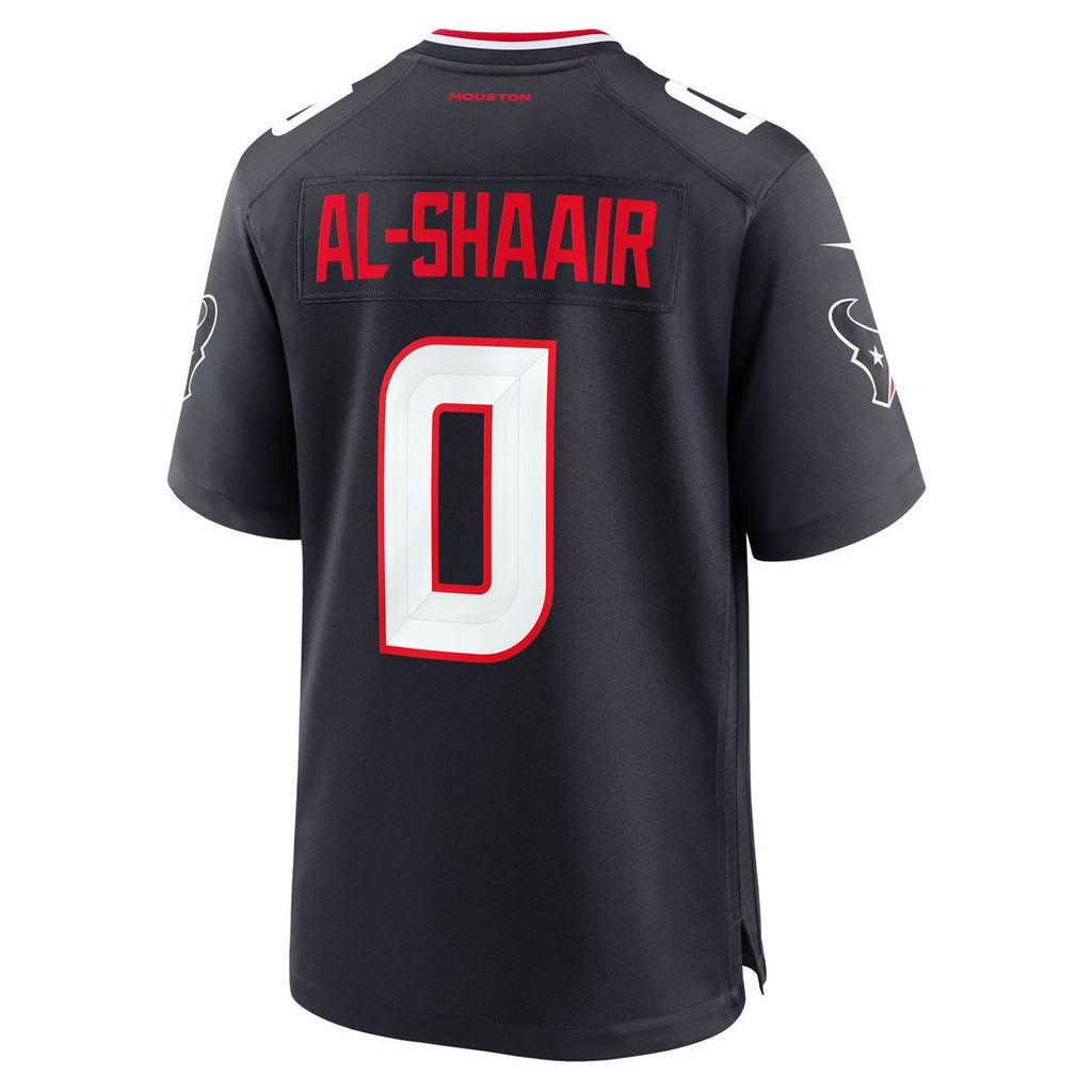 Azeez Al-Shaair Houston Texans Game Jersey - Navy