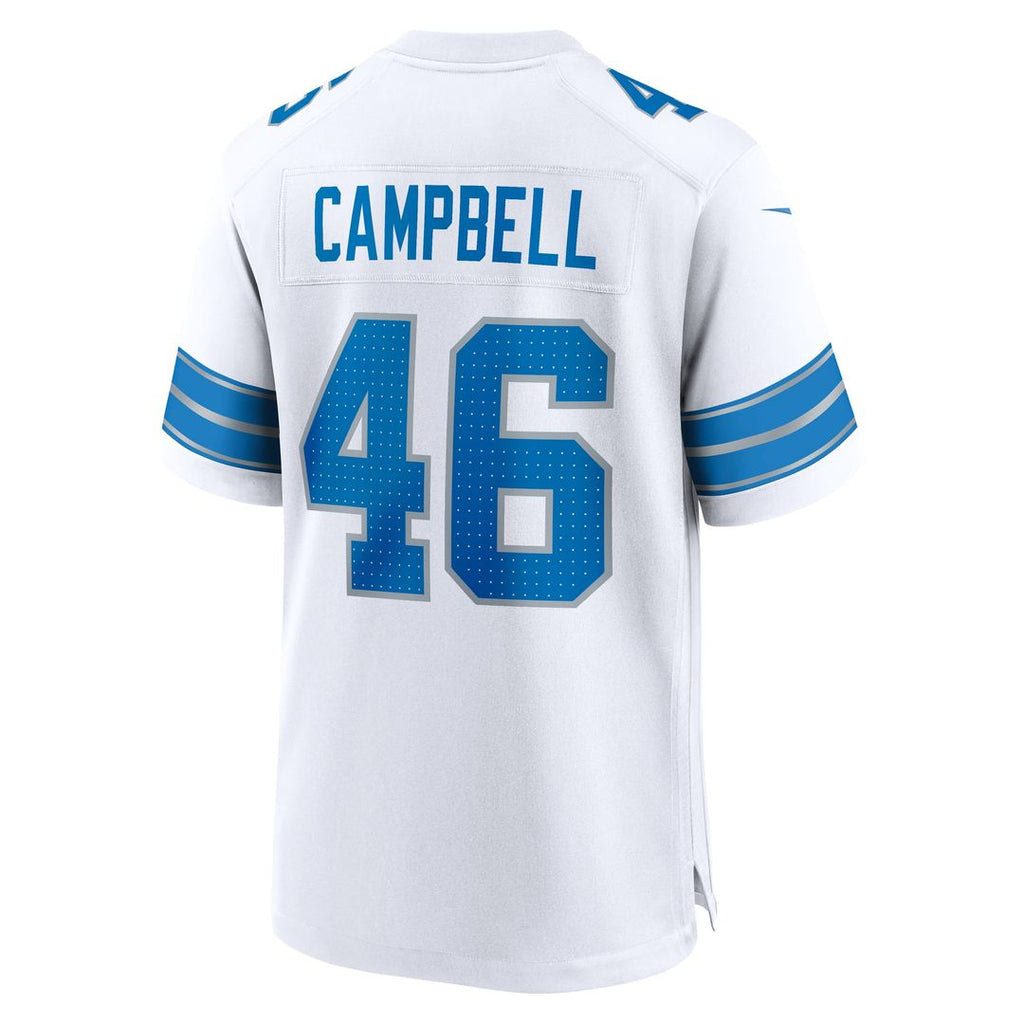Jack Campbell Detroit Lions 2nd Alternate Game Jersey - Black