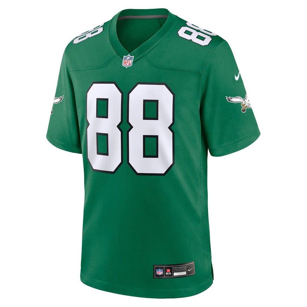 Dallas Goedert Philadelphia Eagles Alternate Game Jersey - Kelly Green