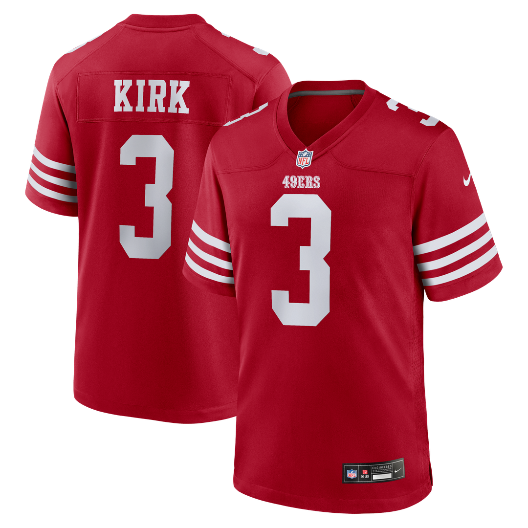 Christian Kirk San Francisco 49ers Game Jersey - Scarlet