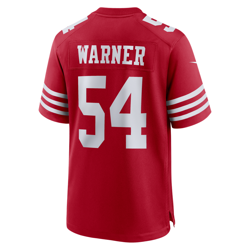 Fred Warner San Francisco 49ers 80th Anniversary Game Jersey - Scarlet