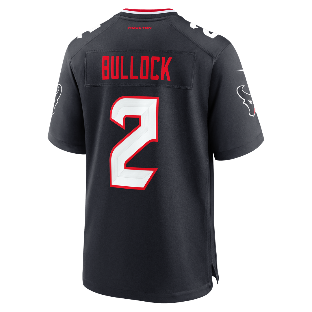 Calen Bullock Houston Texans Game Jersey - Navy