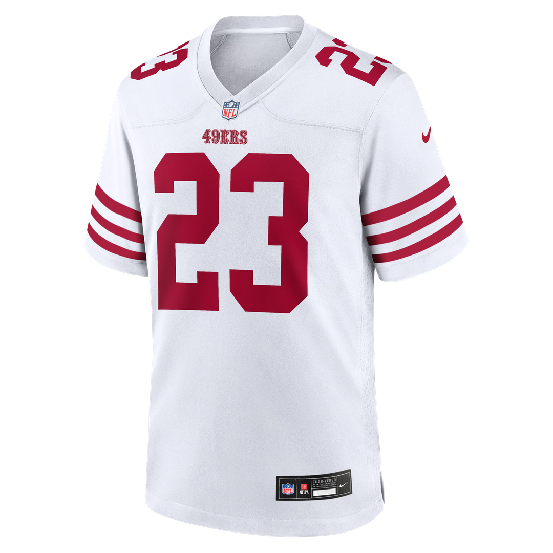 Christian McCaffrey San Francisco 49ers Game Jersey - White