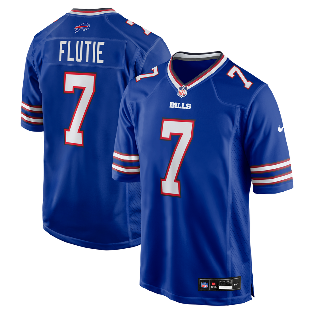 Doug Flutie Buffalo Bills Game Jersey - Royal Blue