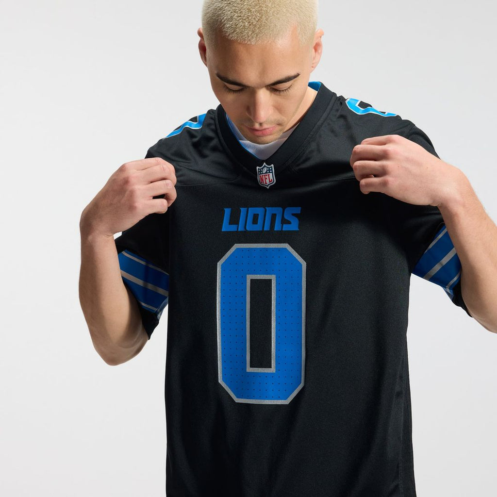 Jahmyr Gibbs Detroit Lions Game Jersey - Blue