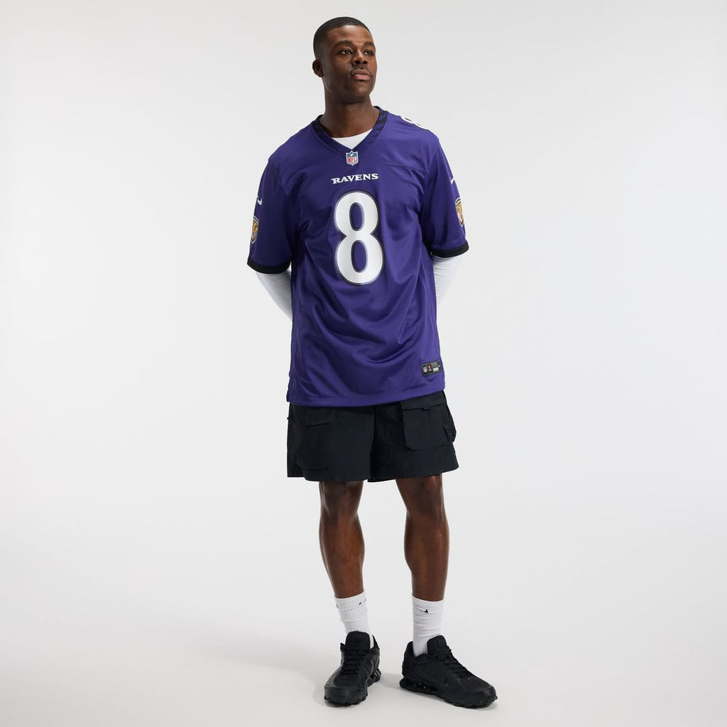 Lamar Jackson Baltimore Ravens Game Jersey - Purple