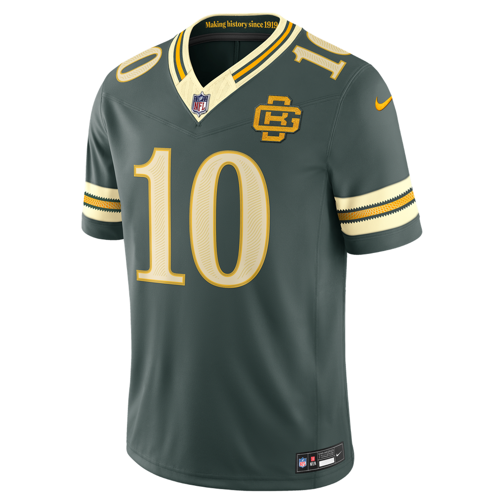 Jordan Love Green Bay Packers 2026 Rivalries Collection Stitched Limited Jersey - Green