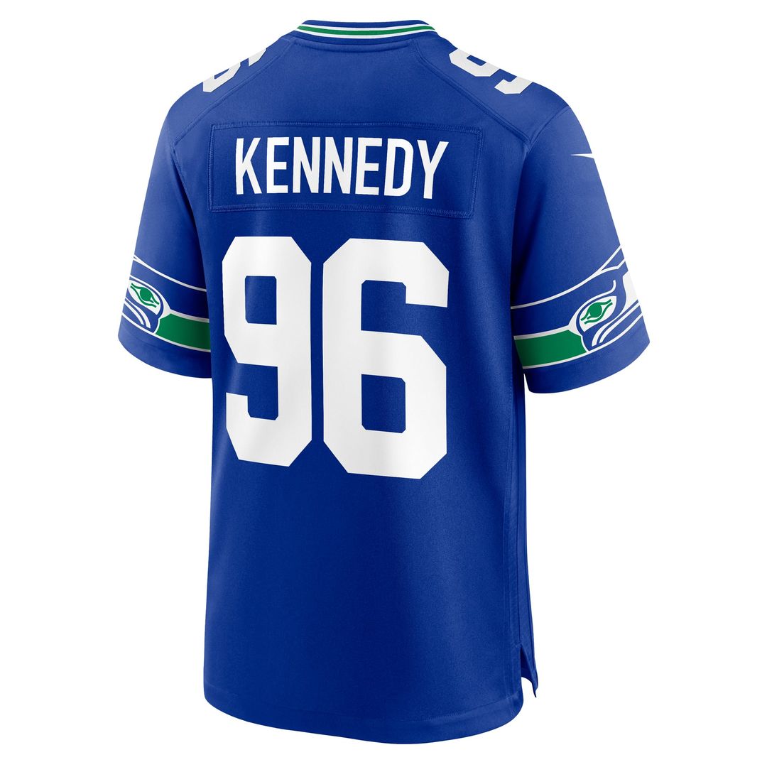 Cortez Kennedy Seattle Seahawks Alternate Game Jersey - Royal Blue