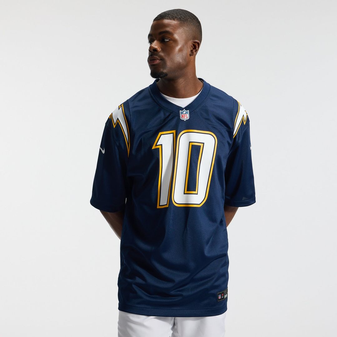 Justin Herbert Los Angeles Chargers Alternate Super Chargers Game Jersey - Navy