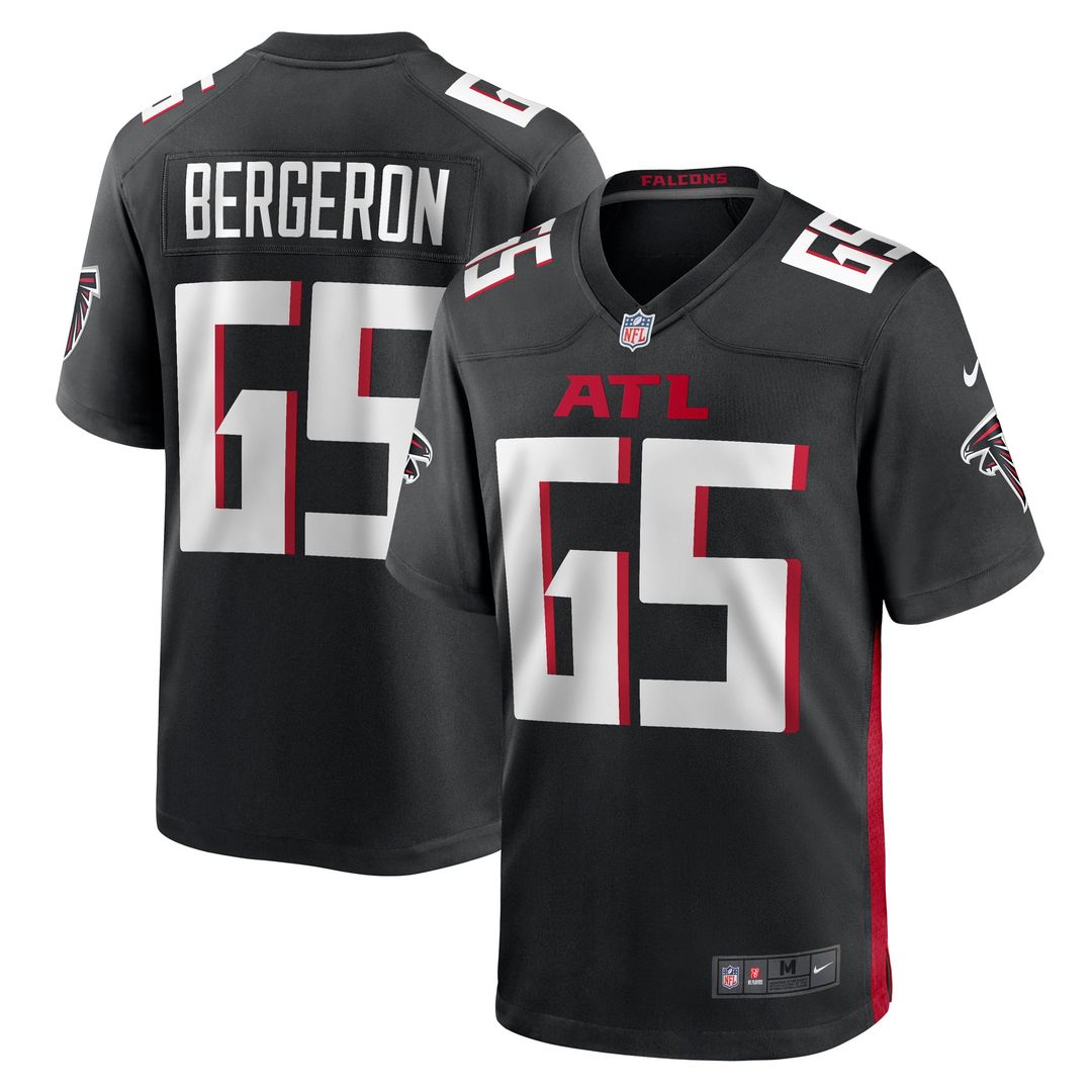 Matthew Bergeron Atlanta Falcons Game Jersey - Black