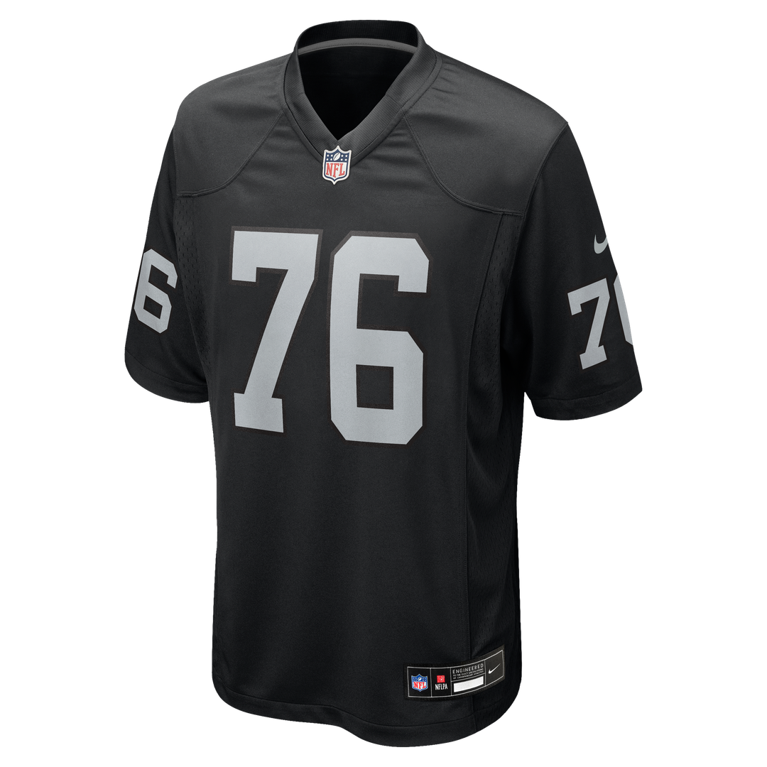 Caleb Rogers Las Vegas Raiders Game Jersey - Black