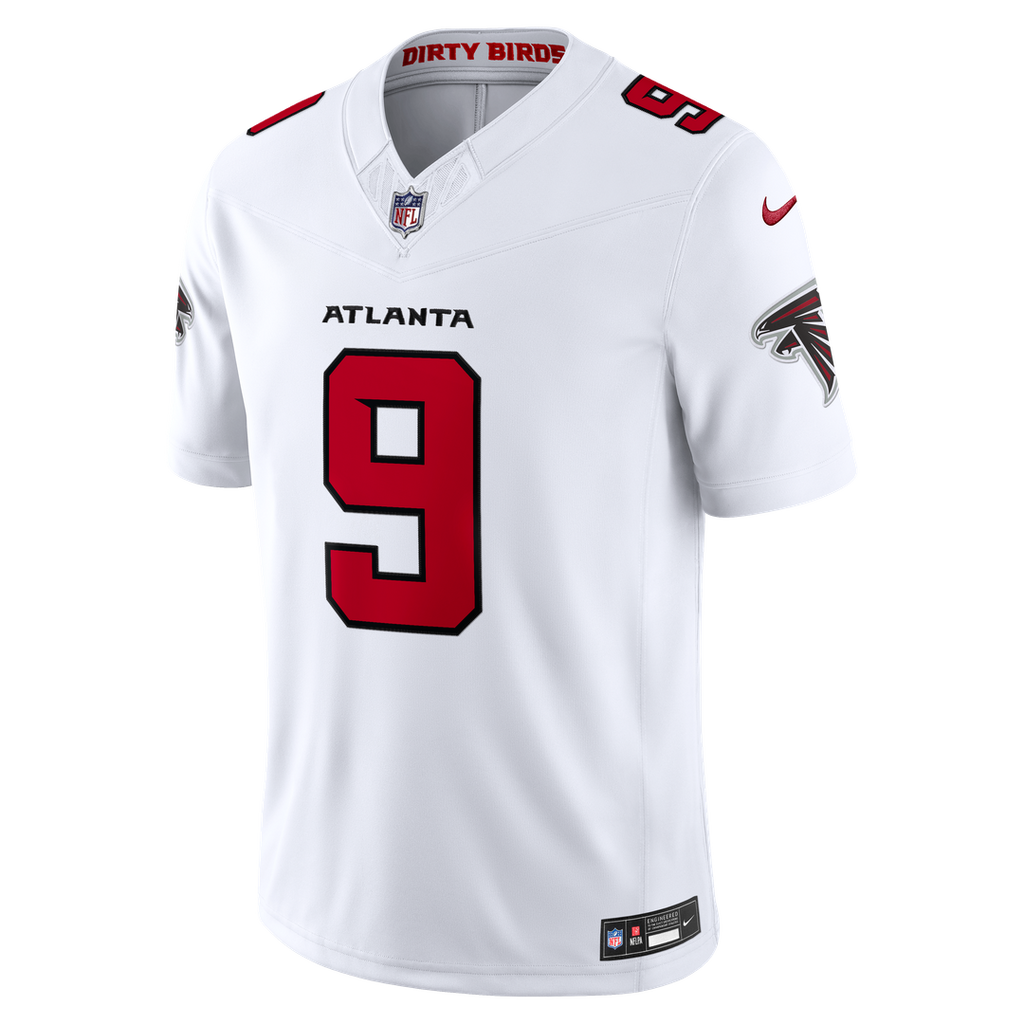 Michael Penix Jr. Atlanta Falcons Alternate Throwback Vapor F.U.S.E. Stitched Limited Jersey - Black