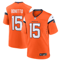 Nik Bonitto Denver Broncos Game Jersey - Orange