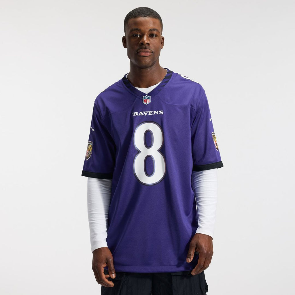 Lamar Jackson Baltimore Ravens Game Jersey - Purple