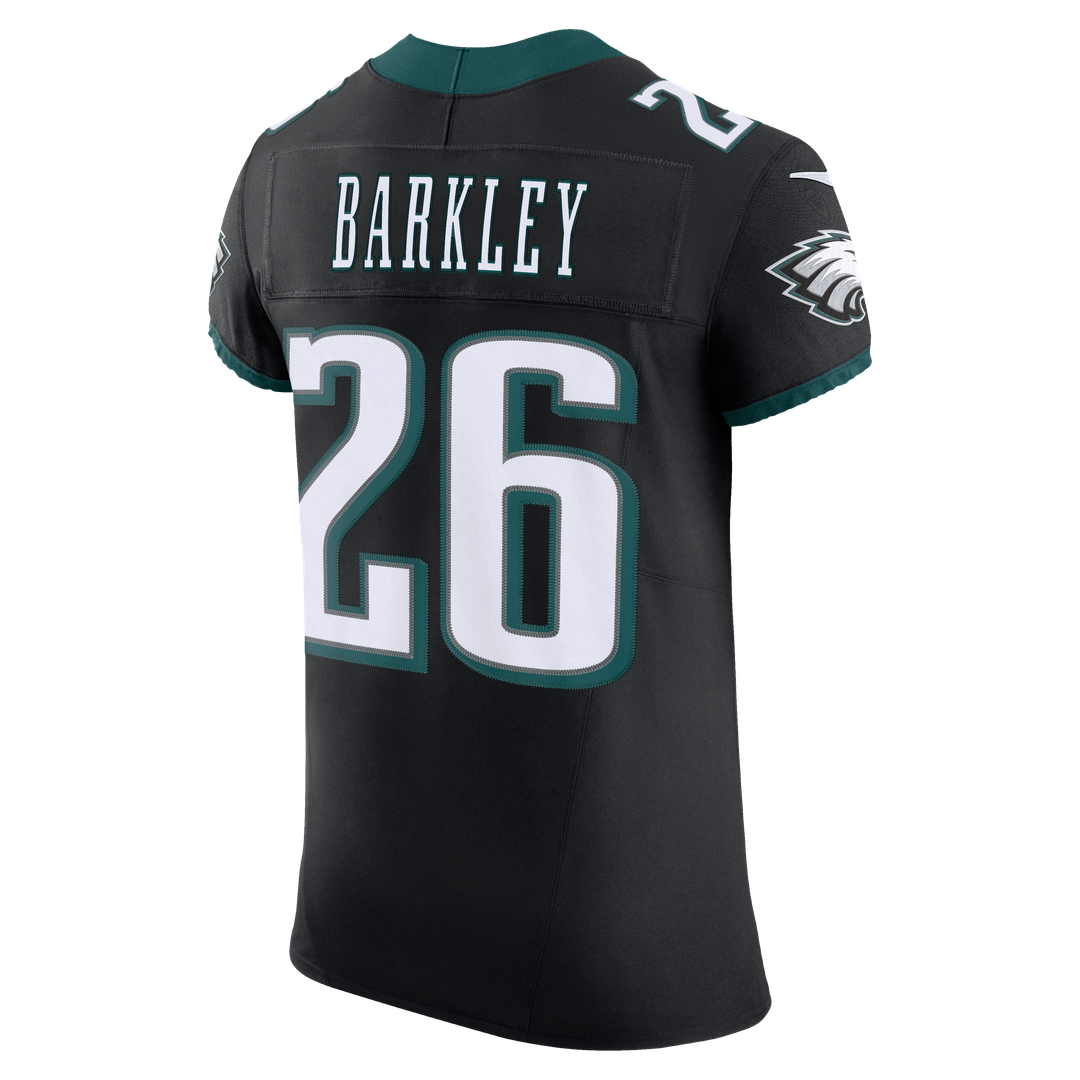 Saquon Barkley Philadelphia Eagles Alternate Vapor F.U.S.E. Elite Jersey - Black