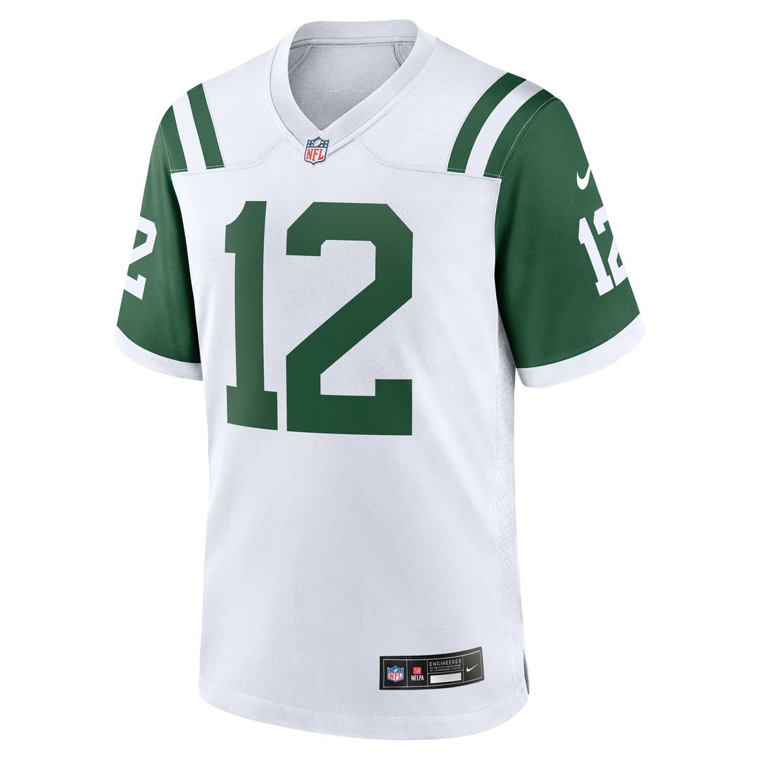 Joe Namath New York Jets Classic Alternate Game Jersey - White