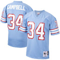 Earl Campbell Houston Oilers 1980 Authentic Throwback Jersey - Light Blue