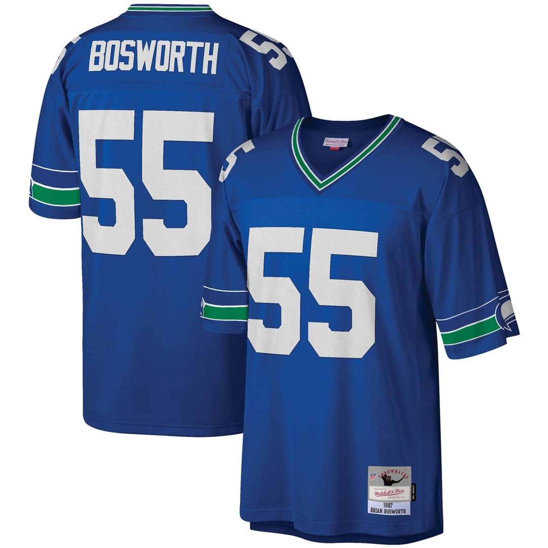 Brian Bosworth Seattle Seahawks Legacy Replica Jersey - Royal Blue