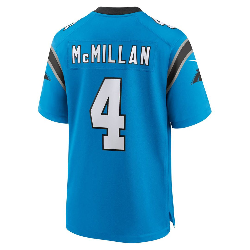 Tetairoa McMillan Carolina Panthers Alternate Game Jersey - Blue