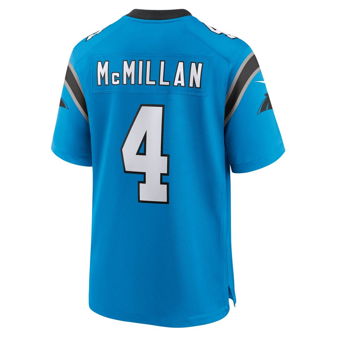 Tetairoa McMillan Carolina Panthers Alternate Game Jersey - Blue