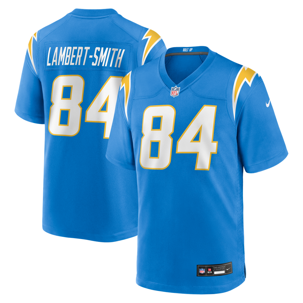 KeAndre Lambert-Smith Los Angeles Chargers Game Jersey - Powder Blue