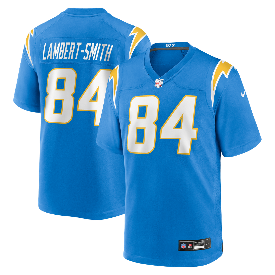 KeAndre Lambert-Smith Los Angeles Chargers Game Jersey - Powder Blue