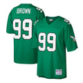Jerome Brown Philadelphia Eagles Big & Tall 1990 Replica Jersey - Kelly Green