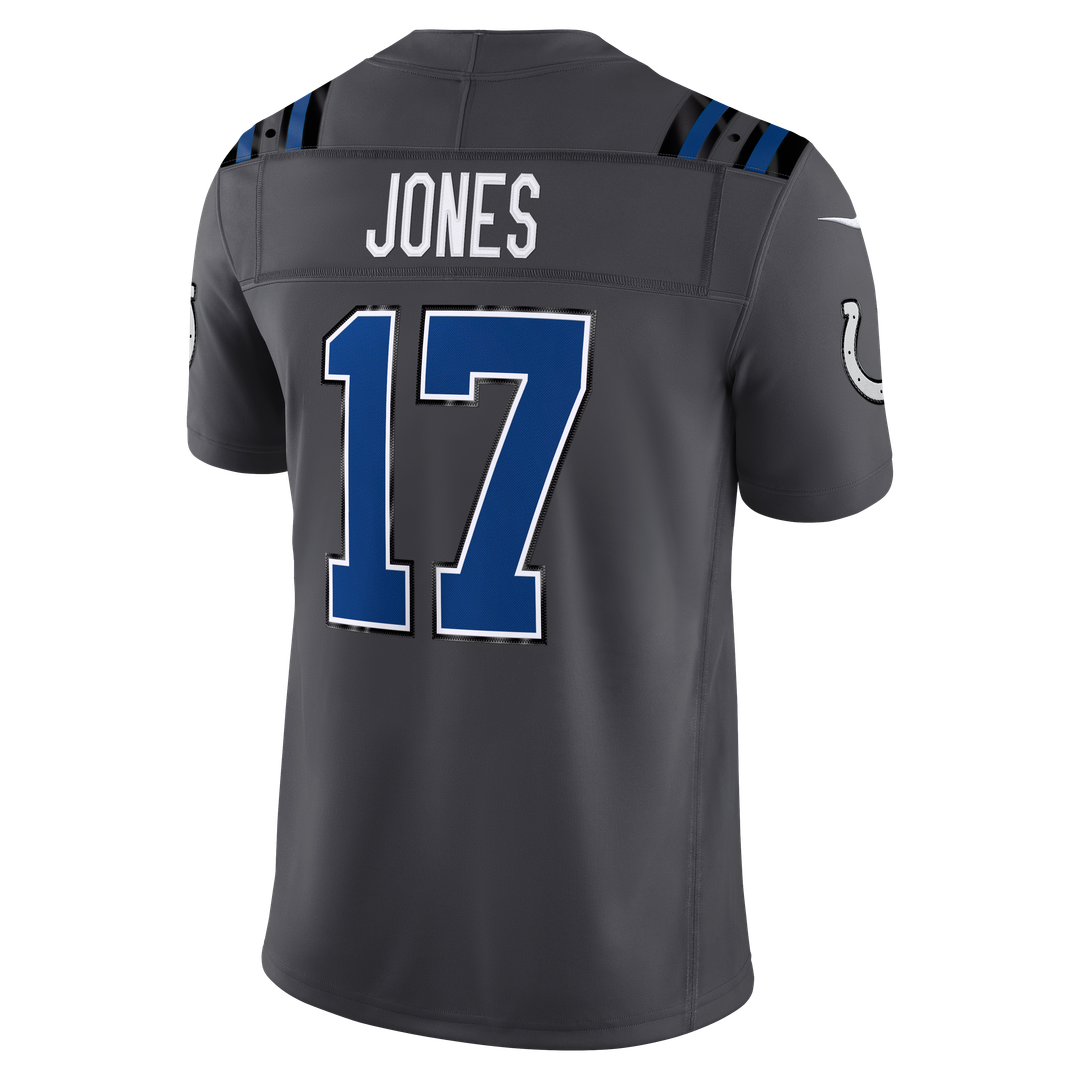 Daniel Jones Indianapolis Colts 2026 Rivalries Collection Stitched Limited Jersey - Anthracite