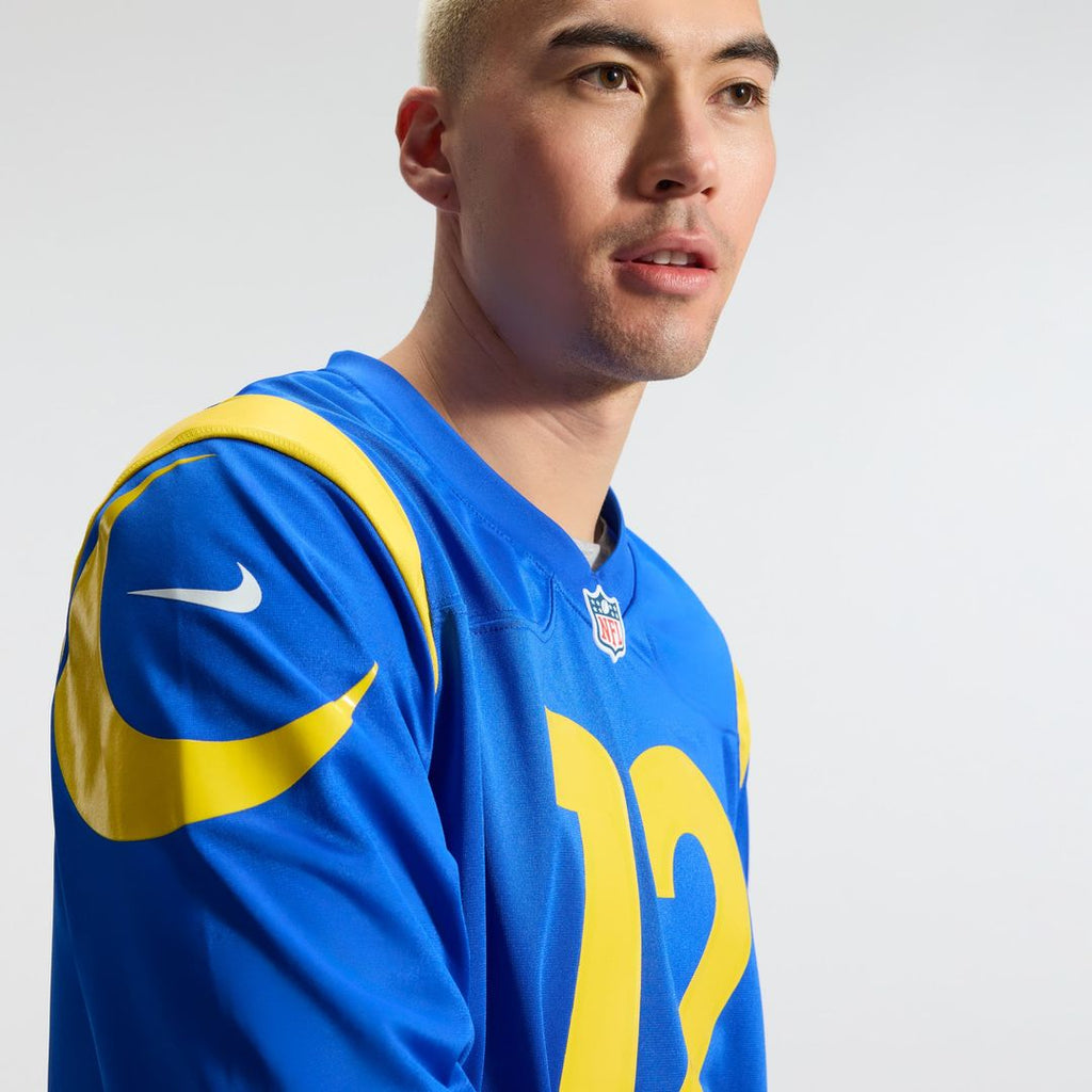 Puka Nacua Los Angeles Rams Game Jersey - Royal Blue