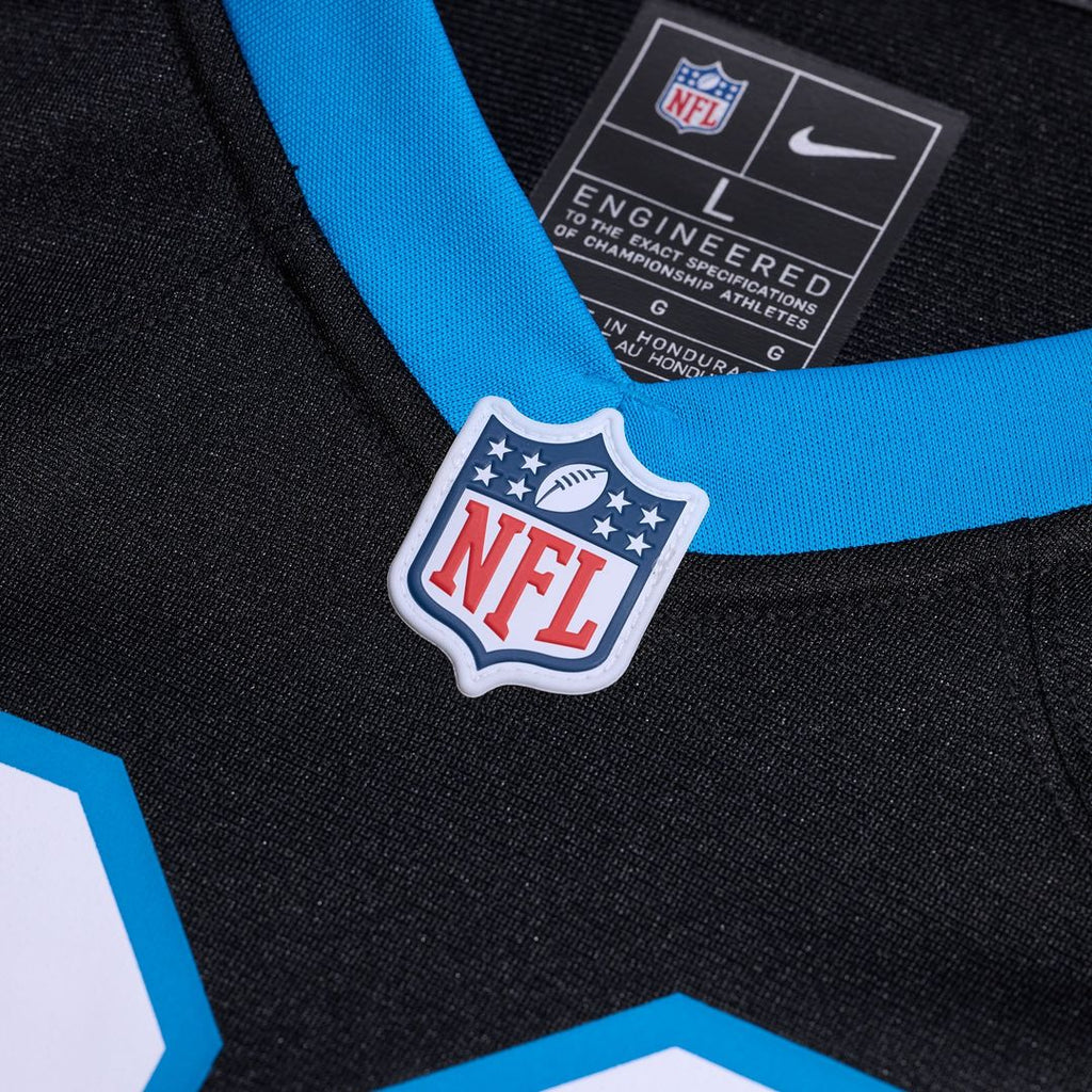 Taylor Moton Carolina Panthers Game Jersey - Black