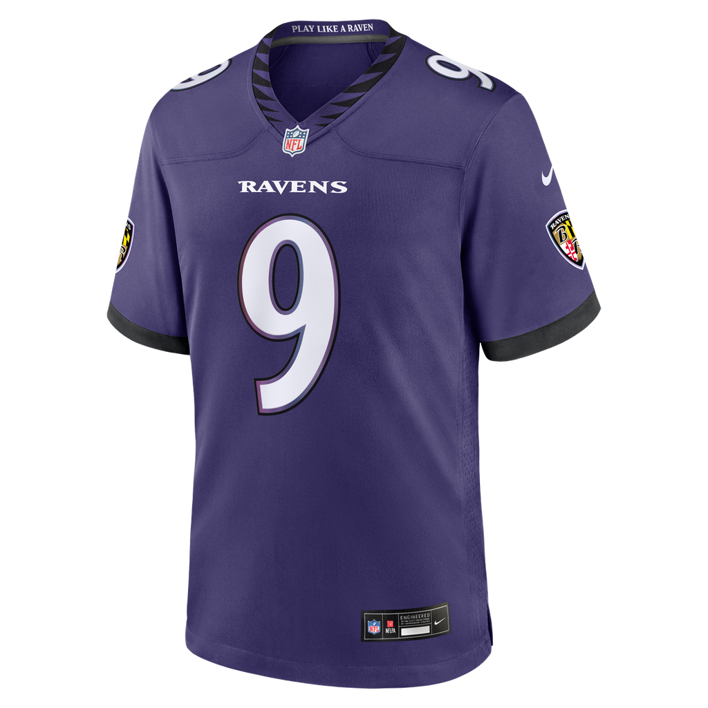 Zion Young Baltimore Ravens Game Jersey - Purple