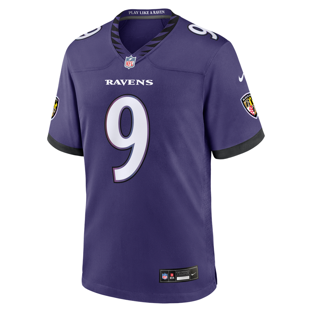 Zion Young Baltimore Ravens Game Jersey - Purple