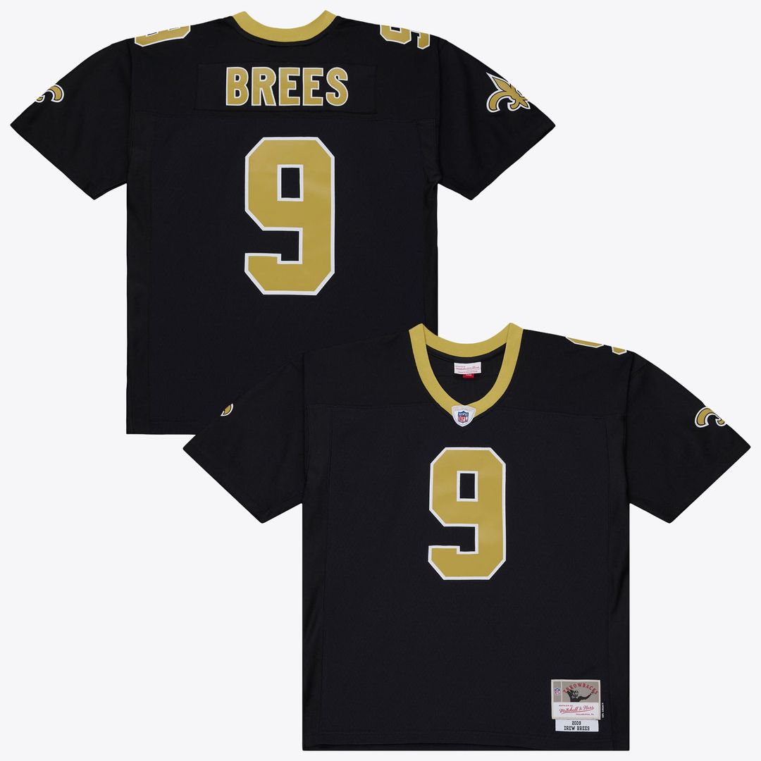 Drew Brees New Orleans Saints 2009 Legacy Jersey - Black