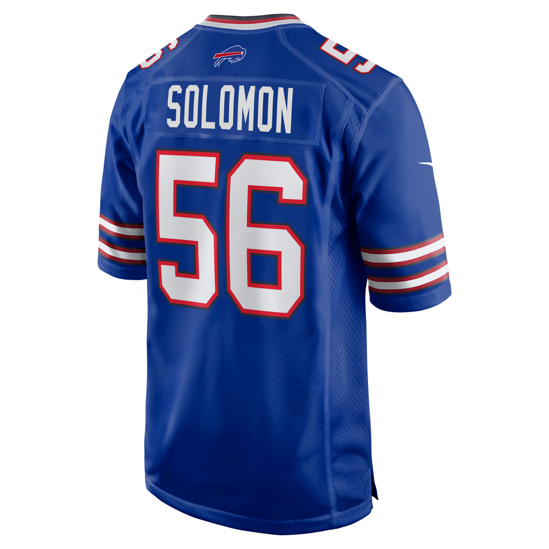 Javon Solomon Buffalo Bills Game Jersey - Royal Blue