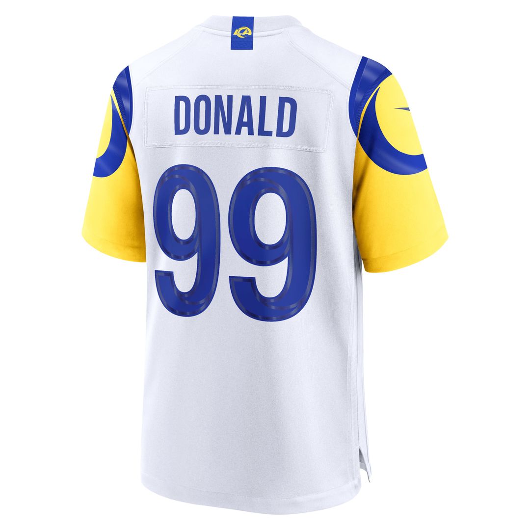 Aaron Donald Los Angeles Rams Game Jersey - White