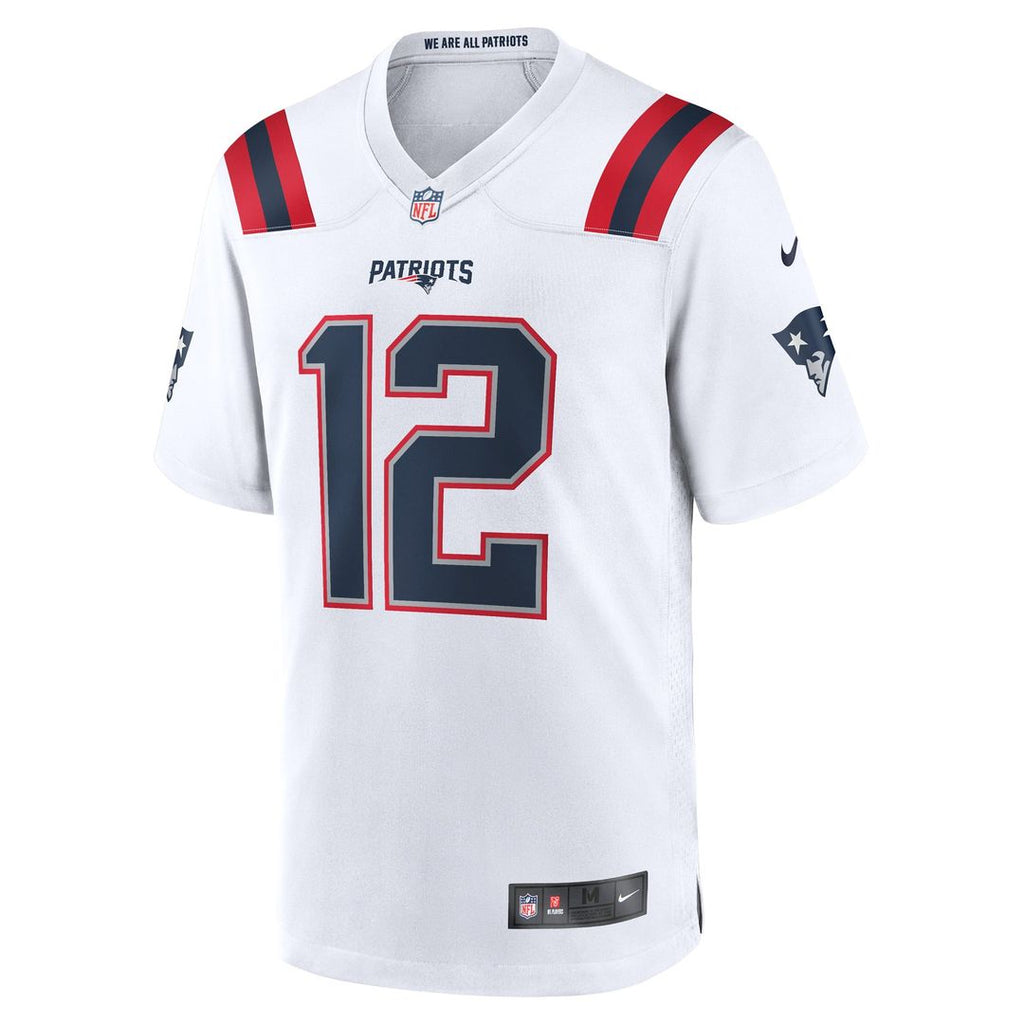 Tom Brady New England Patriots Game Jersey - White