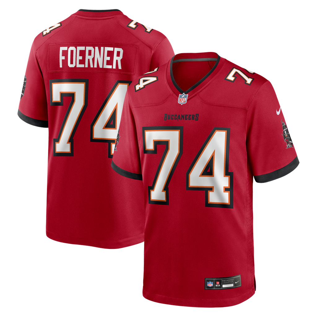 Marshall Foerner Tampa Bay Buccaneers Game Jersey - Red